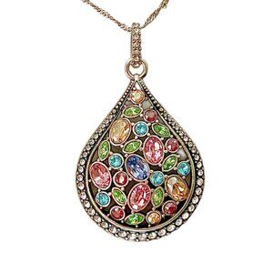 Brighton Trust Your Journey Garden Pastel Convertible Drop Necklace $120 NWT